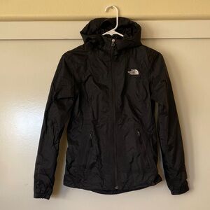 The North Face Women's Jet Black Rainproof windbreaker Jacket